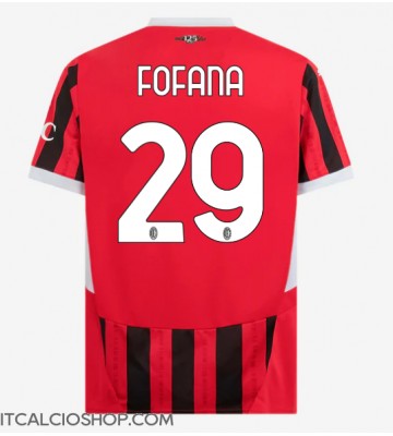 AC Milan Youssouf Fofana #29 Prima Maglia 2024-25 Manica Corta